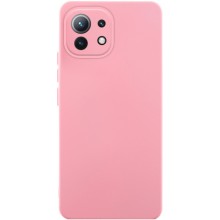 Чохол Silicone Cover Lakshmi Full Camera (AA) для Xiaomi Mi 11 Lite – Рожевий