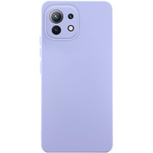 Чехол Silicone Cover Ummi Lakshmi Full Camera (AA) для Xiaomi Mi 11 Lite – Сиреневый