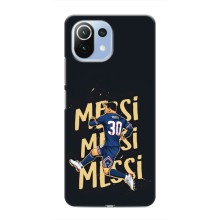 Чехлы для Xiaomi Mi 11 Lite (Leo чемпион) (AlphaPrint) – Messi ПСЖ