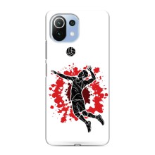 Чохли з прінтом Спортивна тематика для Xiaomi Mi 11 Lite (Волейболіст)