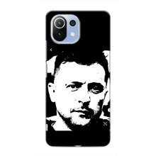 Чехол для Xiaomi Mi 11 Lite (AlphaPrint - с принтом Зеленского) – Зеленский АРТ
