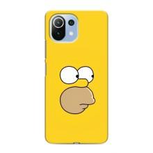 Чехол с Симпсонами для Xiaomi Mi 11 Lite (VPrint) (Гомер)