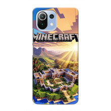 Чехол с картинками Майнкрафт для Сяоми Ми 11 Лайт – Minecraft