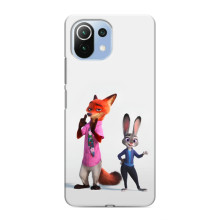 Силиконовый чехол с принтом Зоотрополіс для Xiaomi Mi 11 Lite – Джуди и Ник