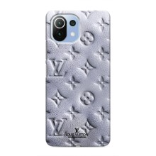 Текстурний Чохол Louis Vuitton для Сяомі Мі 11 Лайт (Білий ЛВ)