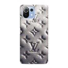 Текстурный Чехол Louis Vuitton для Сяоми Ми 11 Лайт (Бежевый ЛВ)