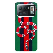 Чохли  GUCCI для Сяомі Мі 11 Ультра (AlphaPrint) (Gucci змія)