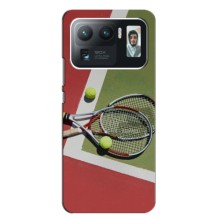 Чехлы с принтом Спортивная тематика для Xiaomi Mi 11 Ultra (Ракетки теннис)