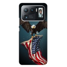 Чехол Флаг USA для Xiaomi Mi 11 Ultra – Орел и флаг