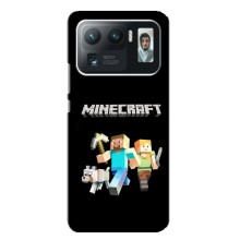 Чехол Майнкрафт на Xiaomi Mi 11 Ultra (AlphaPrint) Minecraft (герои Minecraft)