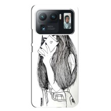 Чехол с печатью для Xiaomi Mi 11 Ultra - (Мода) (AlphaPrint) (Фото девочки)