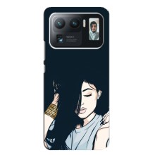 Чехол с печатью для Xiaomi Mi 11 Ultra - (Мода) (AlphaPrint) (Красивая девочка)