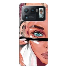 Чехол с печатью для Xiaomi Mi 11 Ultra - (Мода) (AlphaPrint) (Макияж)