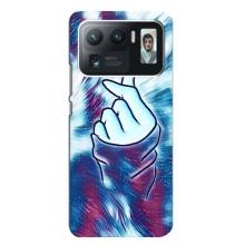 Чехол с принтом для Xiaomi Mi 11 Ultra (AlphaPrint - Знак сердечка)