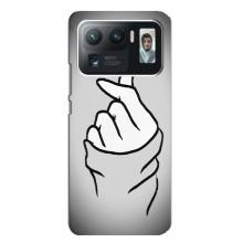 Чехол с принтом для Xiaomi Mi 11 Ultra (AlphaPrint - Знак сердечка)