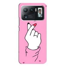 Чохол з принтом для Xiaomi Mi 11 Ultra (AlphaPrint - Знак сердечка)