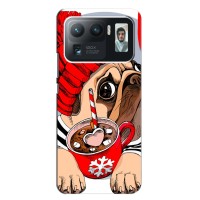Бампер для Xiaomi Mi 11 Ultra с картинкой "Песики" – Грустная собака