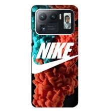Чехол для Xiaomi Mi 11 Ultra - с принтом Найк (AlphaPrint) (Дымчатый найк)
