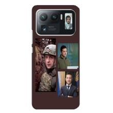 Чехол для Xiaomi Mi 11 Ultra (AlphaPrint - с принтом Зеленского) – Президент