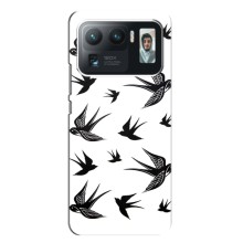 Чехол с птицами на Xiaomi Mi 11 Ultra (VPrint) (Ласточки)