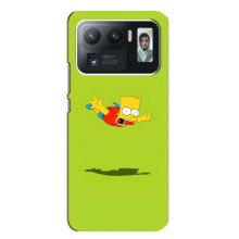 Чехол с Симпсонами для Xiaomi Mi 11 Ultra (VPrint) (Барт Симпсон)