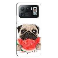 Чехол (ТПУ) Милые собачки для Xiaomi Mi 11 Ultra (Смешной Мопс)