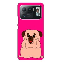 Чехол (ТПУ) Милые собачки для Xiaomi Mi 11 Ultra (Веселый Мопсик)