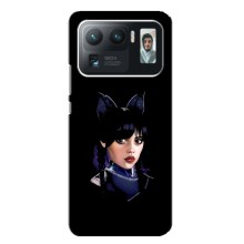 Чехлы Венсдей на Xiaomi Mi 11 Ultra Уэнсдей (AlphaPrint) (серьезная Уэнздей)