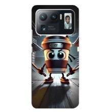 Чехол с мемом Тралалело тралала на Xiaomi Mi 11 Ultra (Капучино асасино)