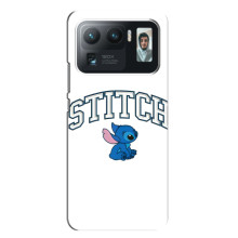 Чехол с принтом Стич на Xiaomi Mi 11 Ultra (Стич лого)