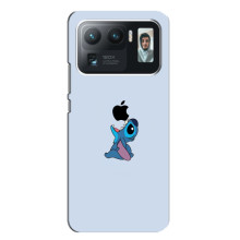Чехол с принтом Стич на Xiaomi Mi 11 Ultra (Stitch apple)