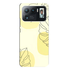 Силиконовый чехол с принтом в цветах на Xiaomi Mi 11 Ultra