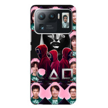 Чехол Гра в кальмара для Xiaomi Mi 11 Ultra – Персонажи игры кальмара