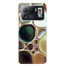 Мраморный чехол на Xiaomi Mi 11 Ultra (VPrint) (Радужный Мрамор)