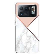 Мраморный чехол на Xiaomi Mi 11 Ultra (VPrint) (Тройной мрамор)