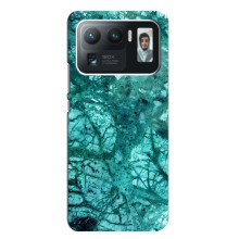 Мраморный чехол на Xiaomi Mi 11 Ultra (VPrint) (Зеленый мрамор)