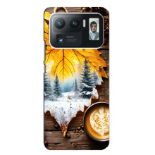 Чехол с уникальным дизайном «Осень с кофе» для Xiaomi Mi 11 Ultra – Осенне-зимнее кофе