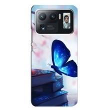 Силіконовий бампер з картинкою звірів для Xiaomi Mi 11 Ultra (Метелик синій)