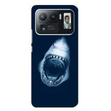 Силіконовий бампер з картинкою звірів для Xiaomi Mi 11 Ultra (Пащу Акули)
