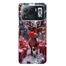 Яркий чехол для Xiaomi Mi 11 Ultra с Зимними Оленятами – Олень среди подарков
