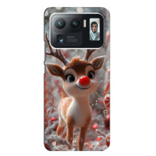 Яркий чехол для Xiaomi Mi 11 Ultra с Зимними Оленятами