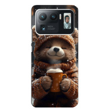 Друкований чохол 'Звірята з кавою' для Xiaomi Mi 11 Ultra – Мішка з кавою