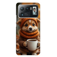Друкований чохол 'Звірята з кавою' для Xiaomi Mi 11 Ultra – Песик з кавою