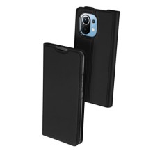 Чехол-книжка Dux Ducis с карманом для визиток для Xiaomi Mi 11 – Черный