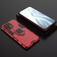 Ударостійкий чохол Transformer Ring for Magnet для Xiaomi Mi 11 – Червоний