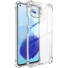 TPU чехол GETMAN Ease logo усиленные углы Full Camera для Xiaomi Mi 11 – Прозрачный