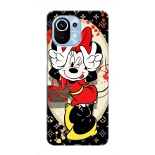 Чехол Disney Mouse Xiaomi Mi 11 (PREMIUMPrint) (Минни peace)