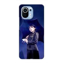 Чохли Венсдей на Xiaomi Mi 11 Уенсдей (AlphaPrint) (Венздей з парасолькою)