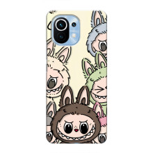 Чохол з Лабубу на Xiaomi Mi 11 (Колаж Лабубу)