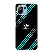Чехлы Адидас для Xiaomi Mi 11i (AlphaPrint) (Адидас с полосами)